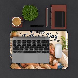 Custom Photo Mouse Pad | Personalized Desk Mat, Neoprene Office Accessory image 1