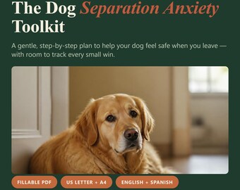 犬の分離不安対策ツールキット｜段階的離脱脱感作プラン（記入式PDF）