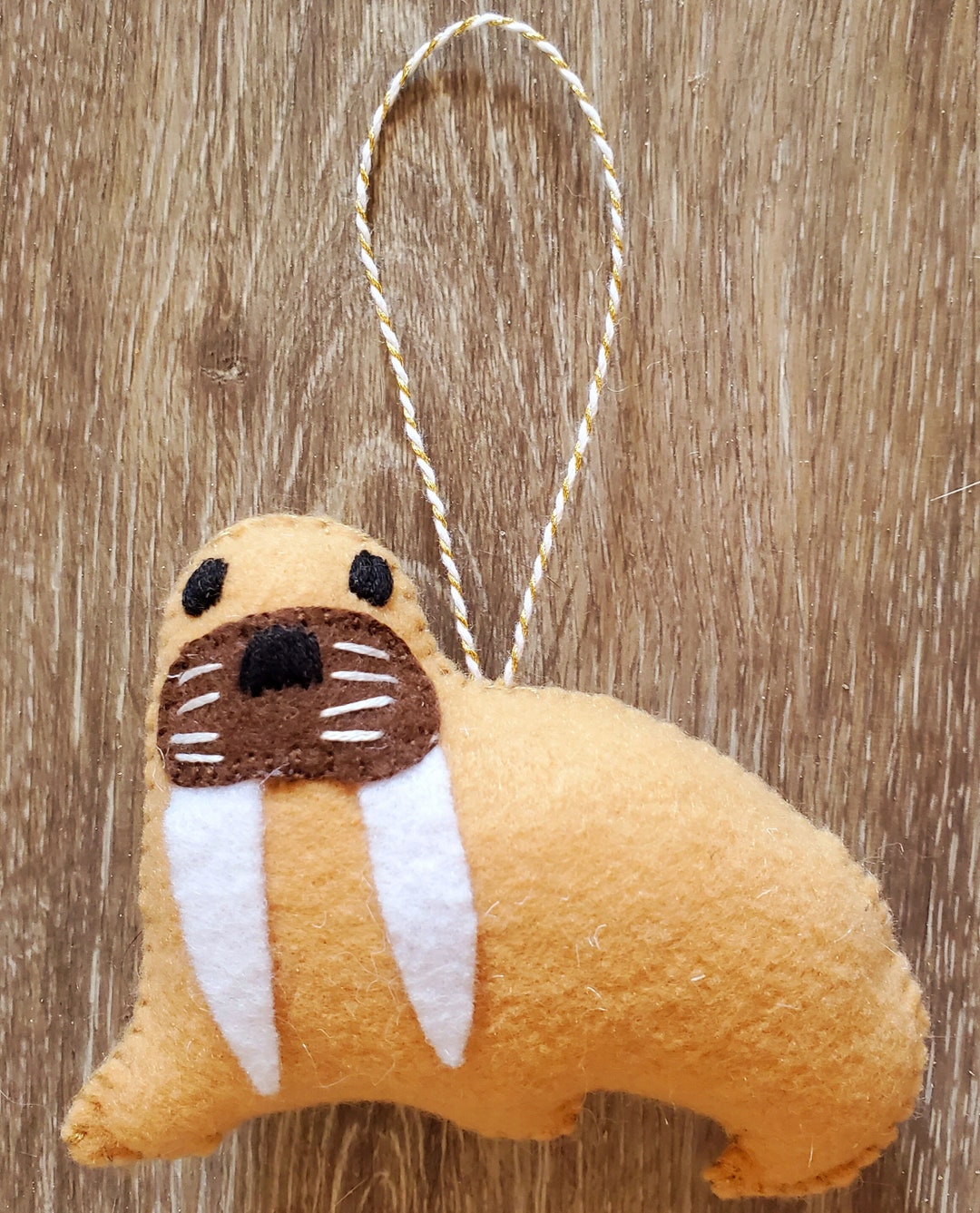 Walrus Christmas Ornament 
