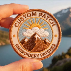 Custom Embroidered Patches – Personalized Logo, Text, Image – Clothing, Backpacks, Bags