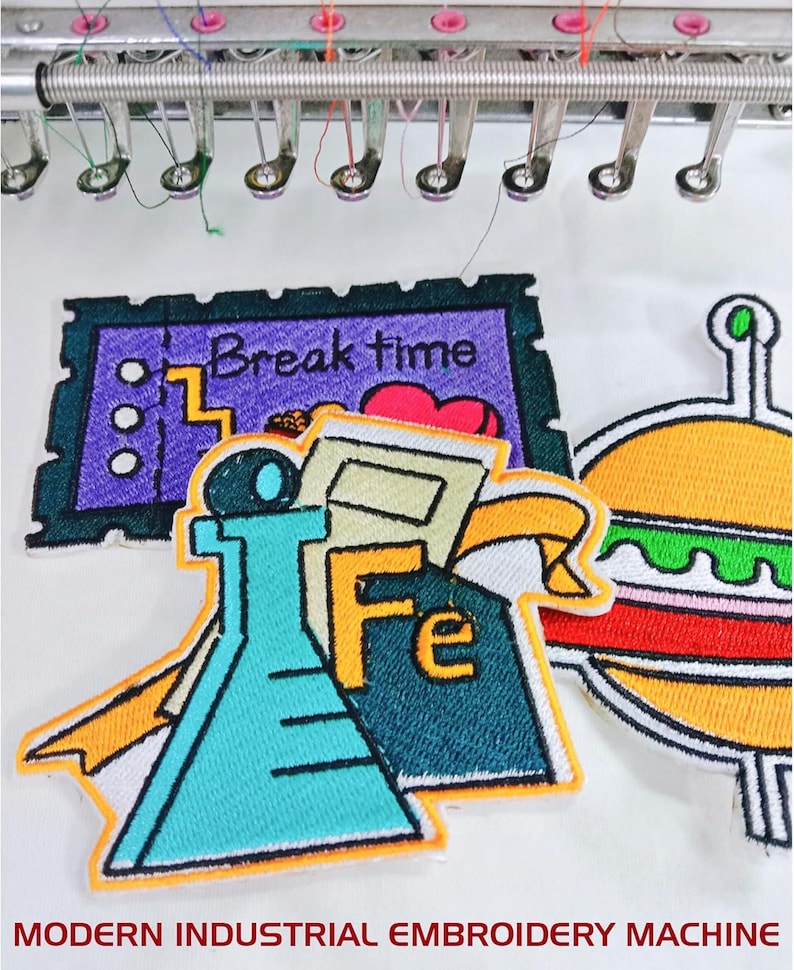 Custom Embroidered Patches – Personalized Logo, Text, Image – Clothing ...
