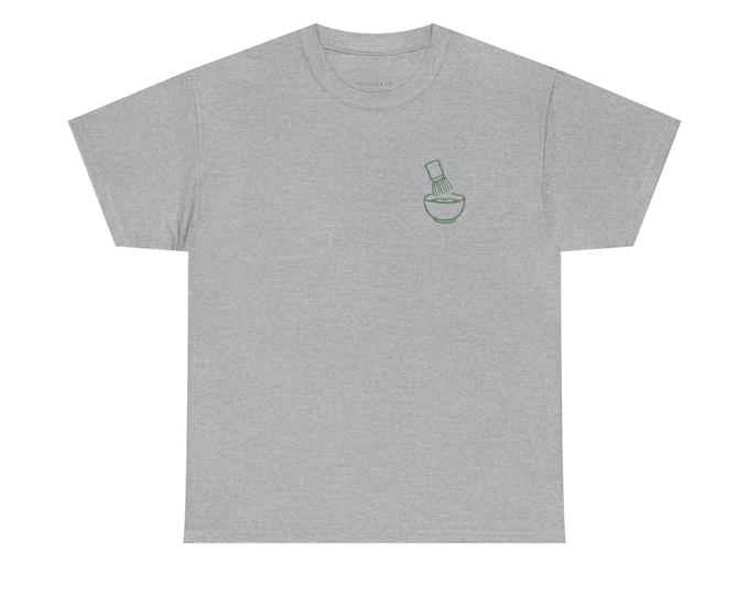 Matcha Lover Graphic Tee, Oversized Streetwear, Minimalist Foodie Apparel