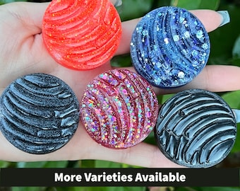 Concha Straw Topper - Pan Dulce - Tumbler Accessories – Epoxy Resin - Standard Size