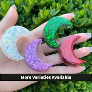 Crescent Moon Straw Topper - Drinkware - Tumbler Accessories – Epoxy Resin - Standard Size