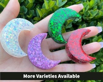 Crescent Moon Straw Topper - Drinkware - Tumbler Accessories – Epoxy Resin - Standard Size