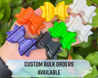 Custom Bulk Order Available - Thick Bow Charms - Straw Topper Lot - Drinkware - Resin Accessories - Mica - Pigment - Fits Stanley Cups!