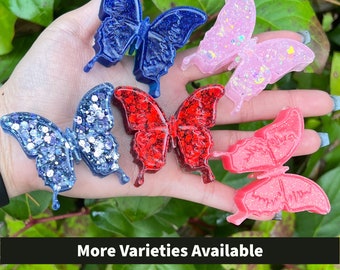 Butterfly Straw Topper - Drinkware - Tumbler Accessories – Epoxy Resin - Standard Size