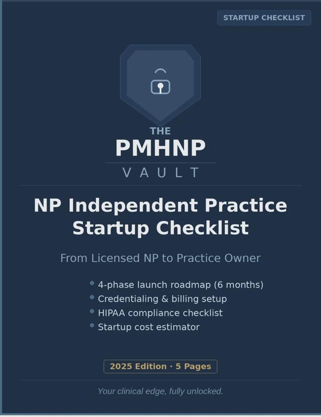 NP Private Practice Startup Checklist 2025 | PMHNP Guide ...