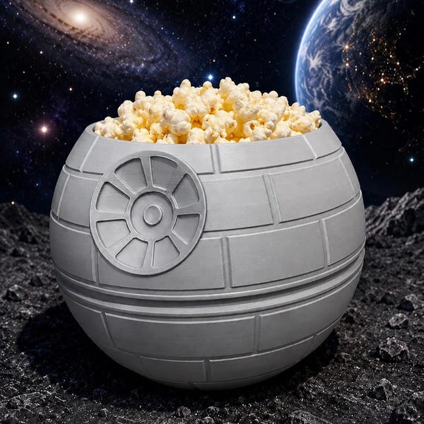 3D Printed Galactic Empire Popcorn Bucket
