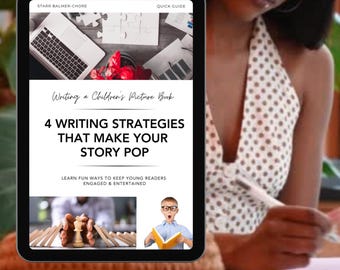 Picture Book Writing Guide eBook | 4 Storytelling Strategies for Kidlit | Beginner Picture Book Writing Workbook
