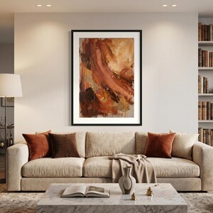 Living Room Wall Art Set - 3 Bold Abstract Statement Prints
