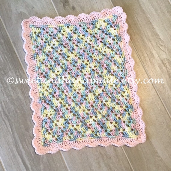 Doll Blanket Crochet Doll Blanket Pink Doll Blanket Handmade Doll Blanket American Girl Ready To Ship 19 X 15 Inches Free Shipping