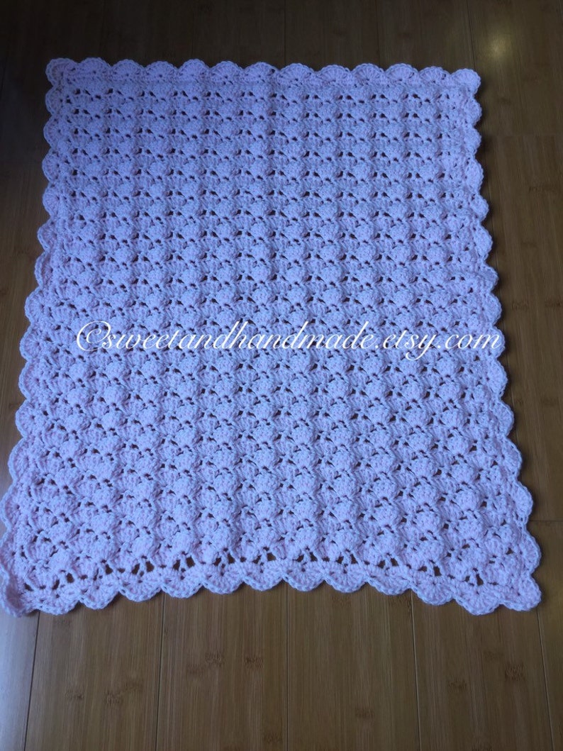 Crochet Baby Blanket Baby Blanket Baby Girl Blanket Etsy