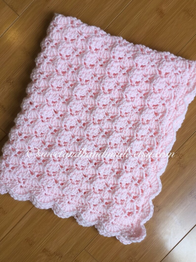 Crochet Baby Blanket Baby Blanket Baby Girl Blanket Etsy