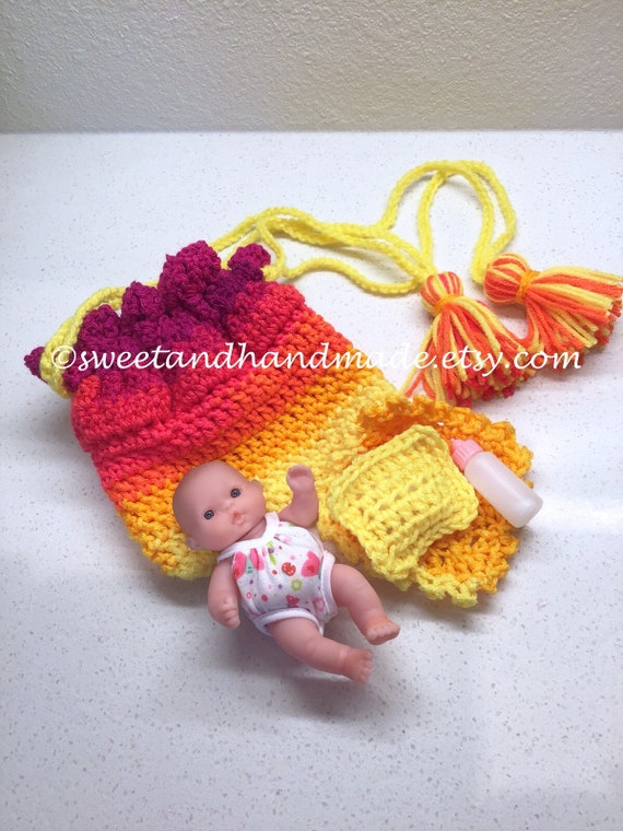 crochet cradle purse
