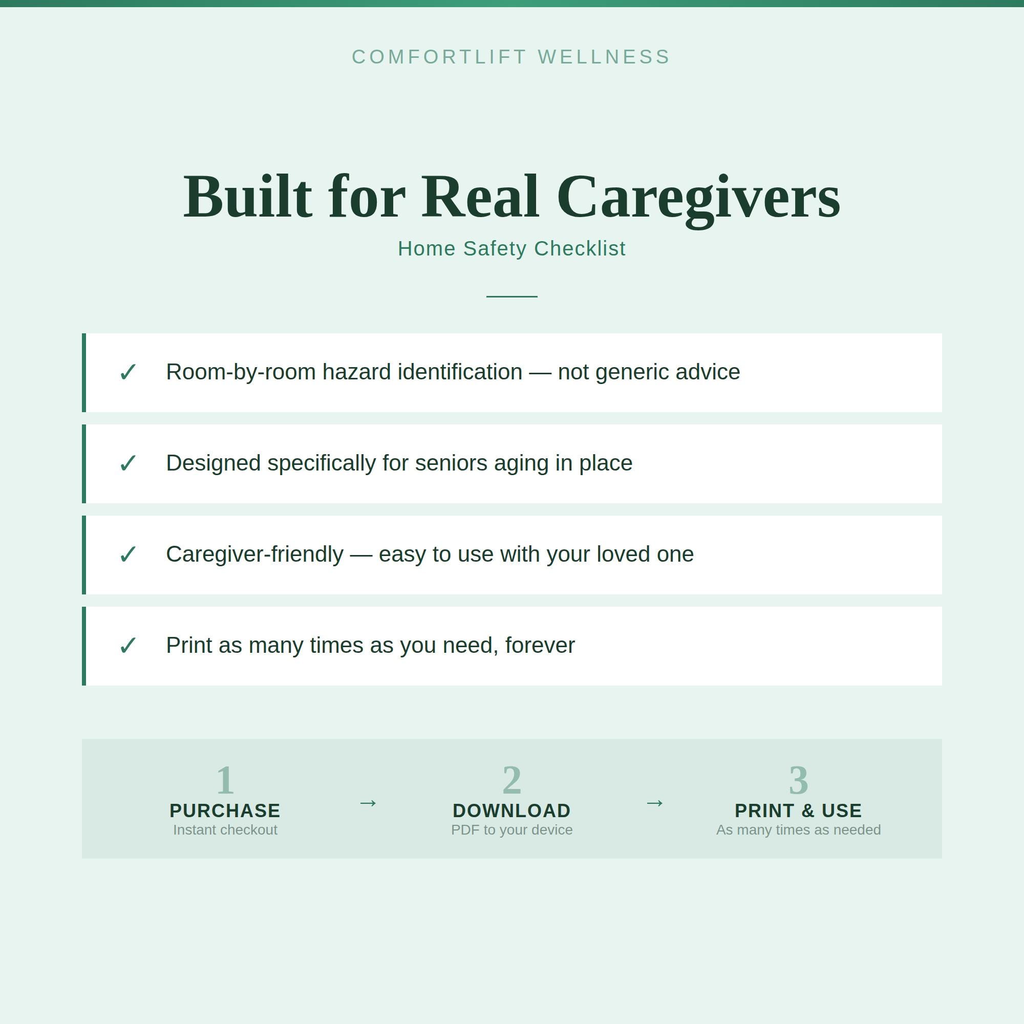 Seniors Home Safety Checklist | Room by Room Fall Prevention Guide ...