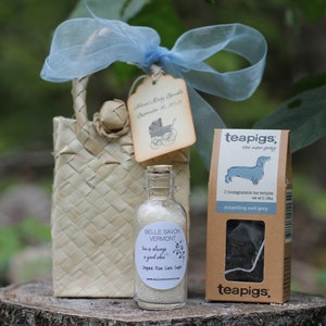 Tea Party Favor - Tea Party Bridal Shower-Tea Party Baby Shower-Organic Sugar & Tea - Wedding-Bridal Shower-Baby Shower-Belle Savon Vermont