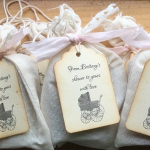 Shabby Chic Soap Favors Weddings-Bridal-Baby-Showers-Place Card Favors-Save the Date-Belle Savon Vermont image 6