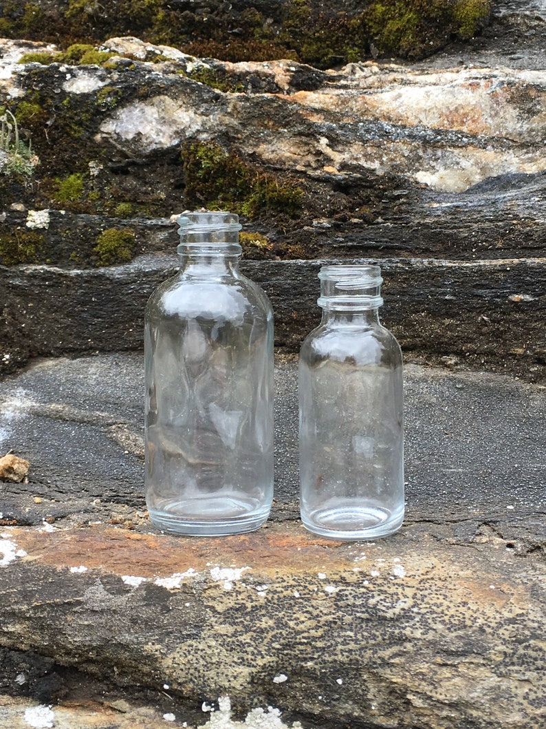 Tiny Flint Glass Bottles with Cork Tops-1oz and 2oz Belle Savon Vermont image 4