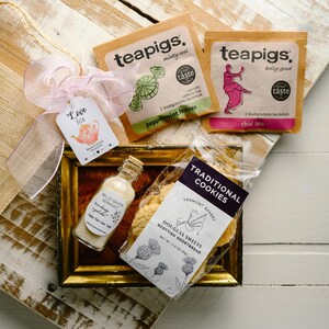 Vintage Tea Party Favor -Tea, Sugar & Shortbread-Wedding-Bridal Shower-Baby Shower-Belle Savon Vermont- Tea Party