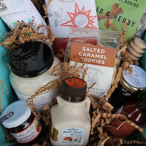 Panier-cadeau Vermont Care Package Vermont Gourmet-Vermont Artisan Vermont Gift Vermont Maple Gift-Best of Vermont-Love from Vermont-Gift image 5