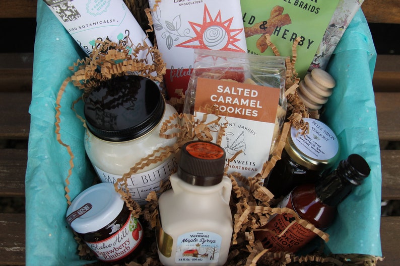 Vermont Care Package Gift Basket Vermont Gourmet-Vermont Artisan Vermont Gift Vermont Maple Gift-Best of Vermont-Love from Vermont-Gift image 5