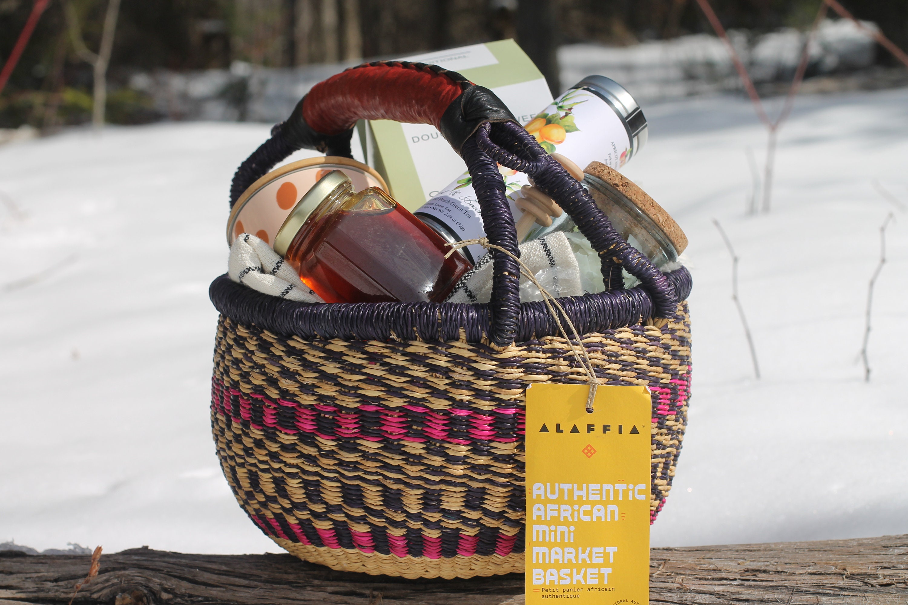 Tea Party Picnic Baskettea Gift Basketgift Baskettea Etsy