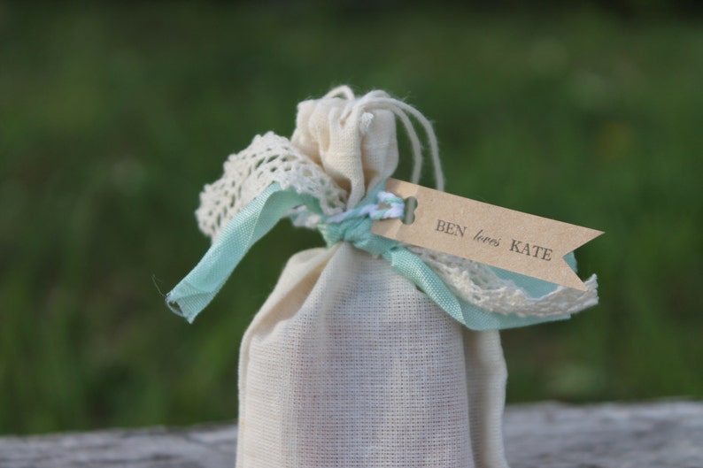 Shabby Chic Soap Favors Weddings-Bridal-Baby-Showers-Place Card Favors-Save the Date-Belle Savon Vermont image 2