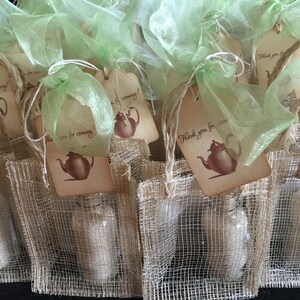 Vintage Tea Party Favor Custom Tea, Sugar & Shortbread-Wedding-Bridal Shower-Baby Shower-Belle Savon Vermont image 5