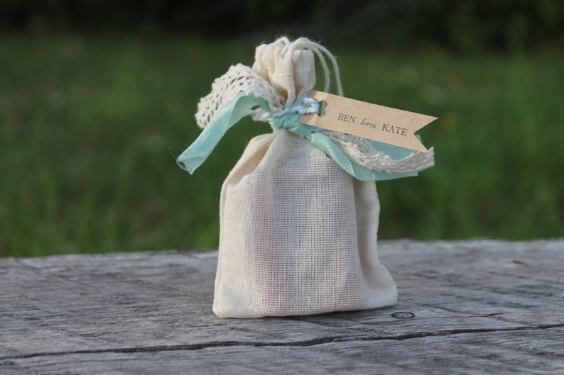 Shabby Chic Soap Favors Weddings-Bridal-Baby-Showers-Place Card Favors-Save the Date-Belle Savon Vermont image 1