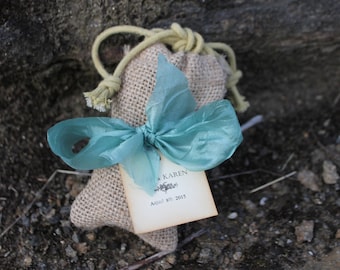 Burlap Rustic Wedding/Bridal/Baby Shower Favor-Weddings-Bridal-Baby Showers-Belle Savon Vermont