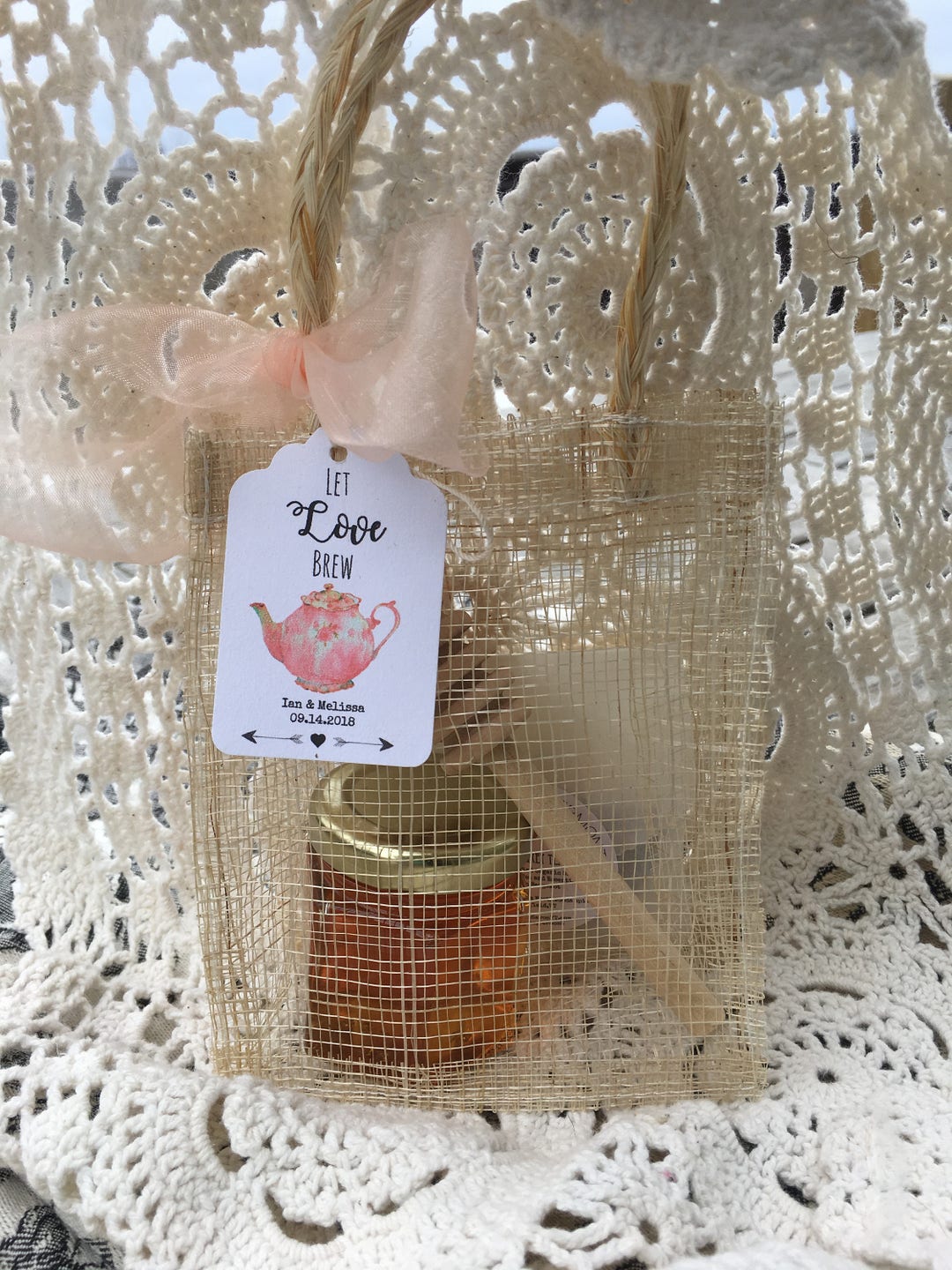 Tea Party Favor Tea and Honey Bridal Tea Baby Shower Tea Belle Savon