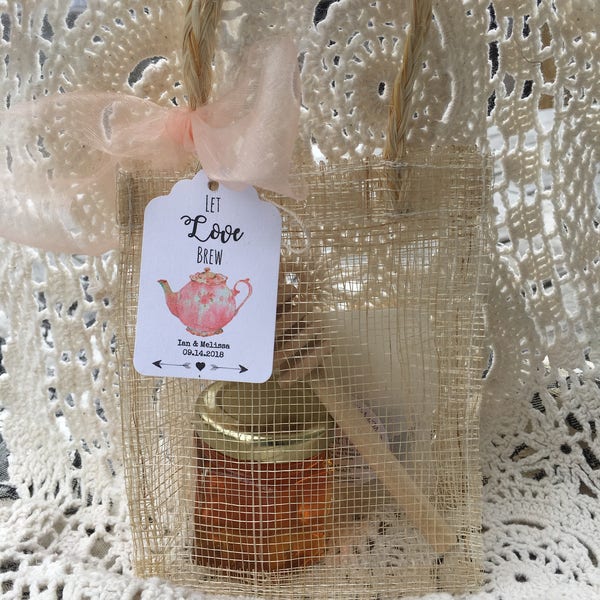 Cadeau pour le thé - Thé et miel - Thé pour la mariée - Thé pour baby shower - Belle Savon Vermont