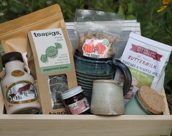 Breakfast in Vermont, Artisan Gift Collection, Heirloom Quality Handcrafted Gift Set, Best of Vermont