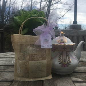 Vintage Tea Party Favor Custom Tea, Sugar & Shortbread-Wedding-Bridal Shower-Baby Shower-Belle Savon Vermont image 9