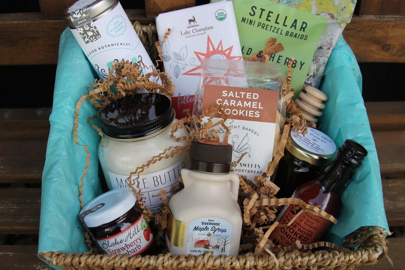 Vermont Care Package Gift Basket Vermont Gourmet-Vermont Artisan Vermont Gift Vermont Maple Gift-Best of Vermont-Love from Vermont-Gift image 7