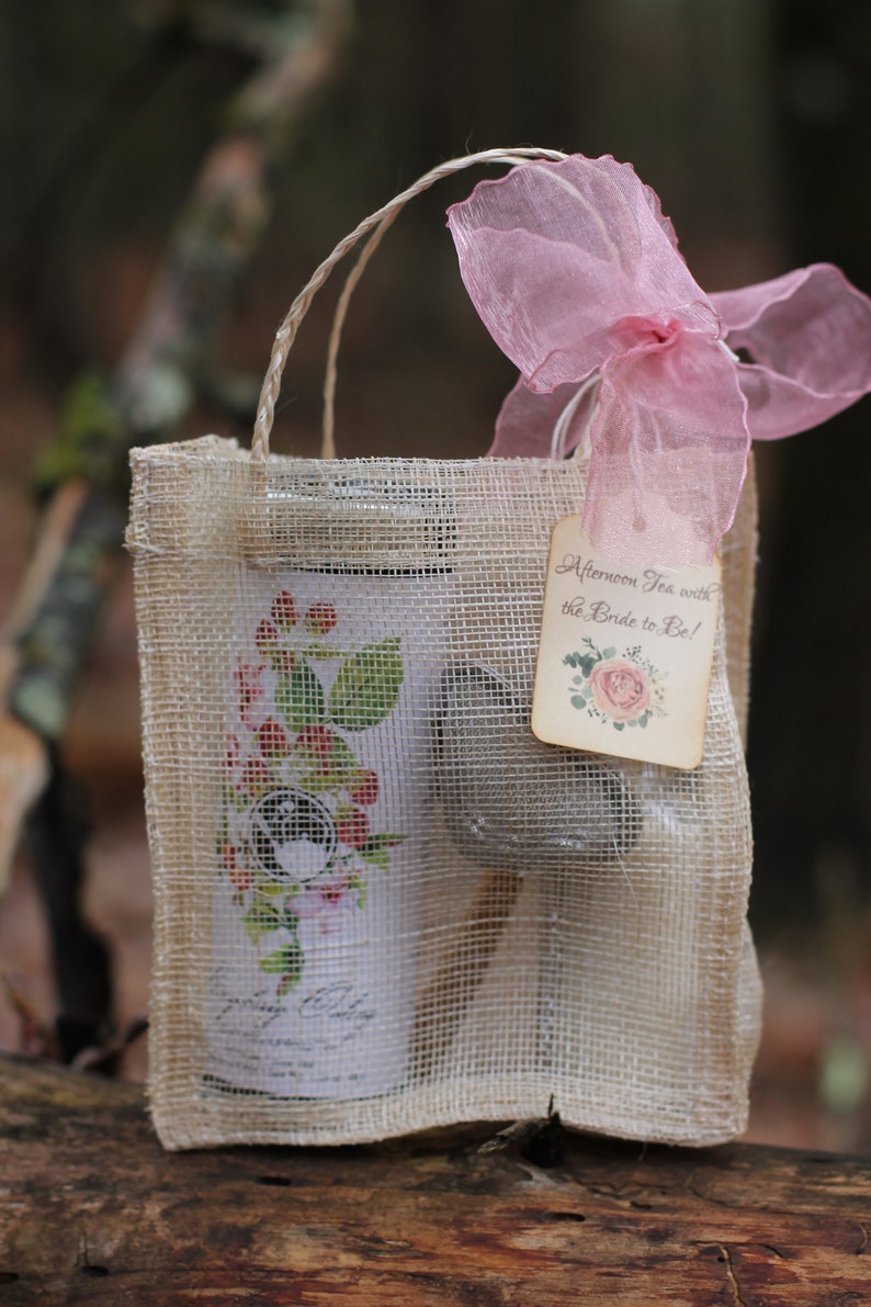 Tea Party Hostess Gift Set Tin of Loose Leaf Tea Heart Etsy