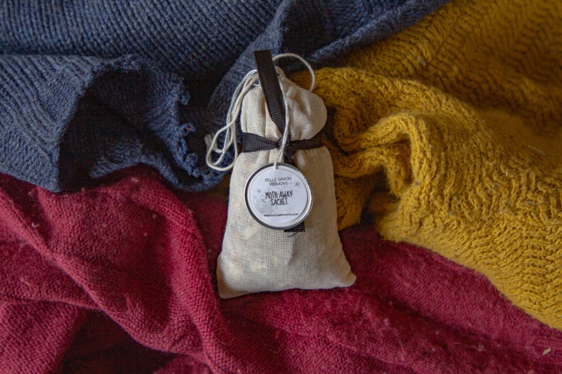 Moth Away Sachets Filled with Natural and Organic Herbs and Spices-Single Sachet-Favors-Gifts-Home Care image 2