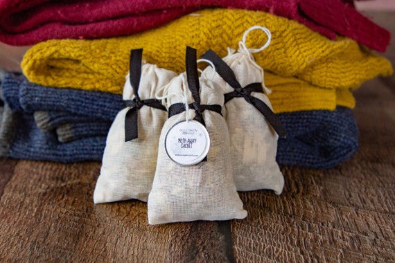 Moth Away Sachets Filled With Natural and Organic Herbs and Spices-single  Sachet-favors-gifts-home Care 