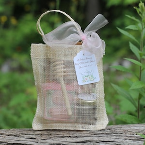 Tea Party Favor-Shortbread and Honey-Wedding-Bridal Shower-Baby Shower-Belle Savon Vermont- Time for Tea