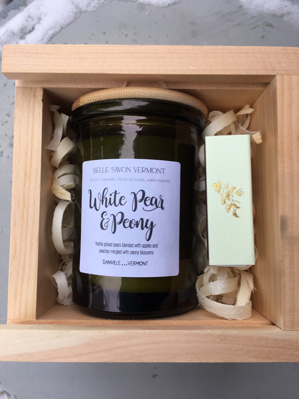 Vermont Candle Gift Set 6oz Recycled Jar in Keepsake VT Etsy