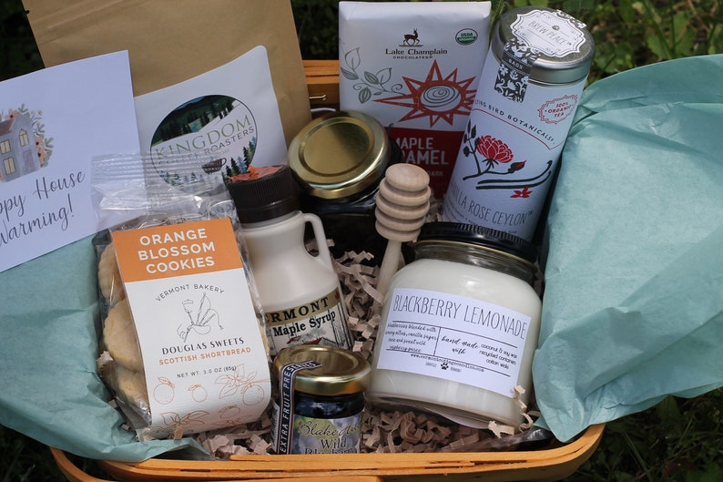 Vermont Care Package Gift Basket Vermont Gourmet-Vermont Artisan Vermont Gift Vermont Maple Gift-Best of Vermont-Love from Vermont image 1