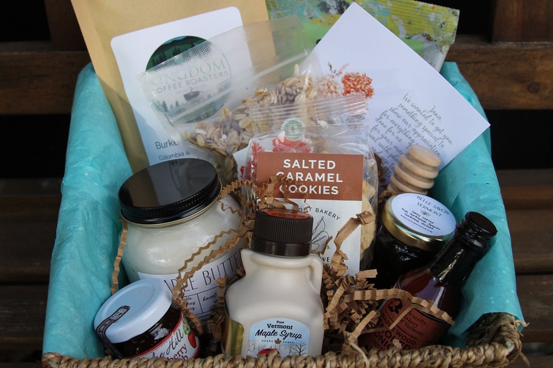 Panier-cadeau Vermont Care Package Vermont Gourmet-Vermont Artisan Vermont Gift Vermont Maple Gift-Best of Vermont-Love from Vermont-Gift image 2