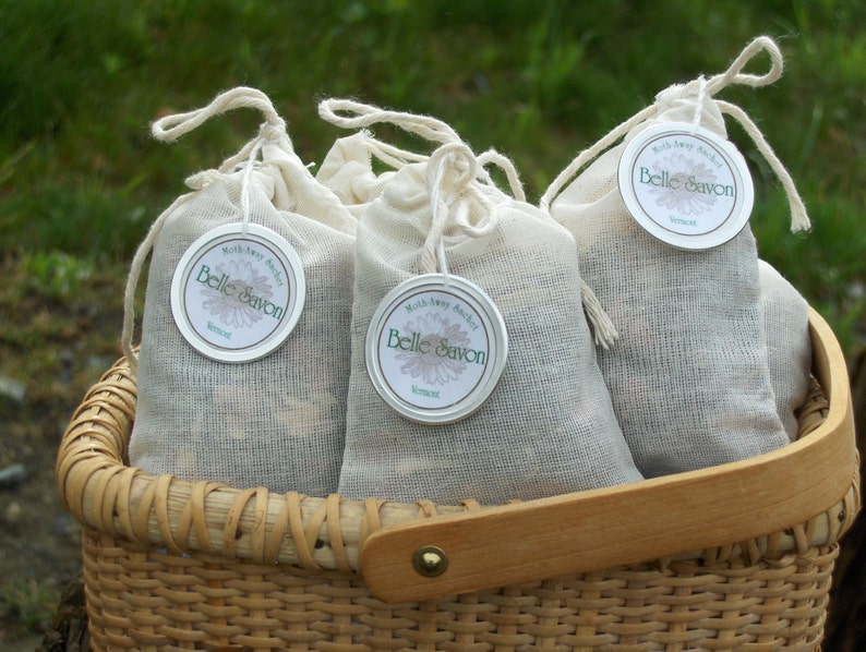 Moth Away Sachets Filled with Natural and Organic Herbs and Spices-Single Sachet-Favors-Gifts-Home Care image 3