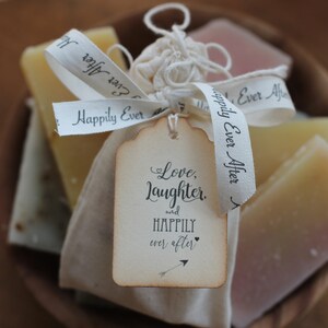 Happily Ever After Wedding Favor Weddings-Bridal-Baby-Showers-Place Card Favors-Save the Date-Belle Savon Vermont image 8