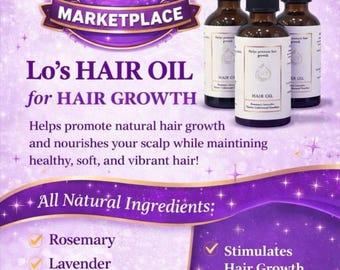Lo’s 育毛用ヘアオイル 2オンスボトル