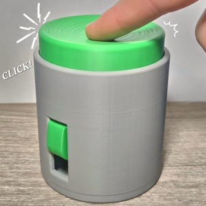 Large Clicker Fidget toy | Customizable Colors | Stress Relieving for Children & Adults | Desktop Entertainment