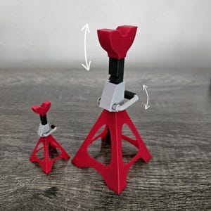 Car Jack GPU Sag Riser [Adjustable height & secured lock] Graphics card anti-sagging support | Custom pc case assesorie | Big/small 3 colors