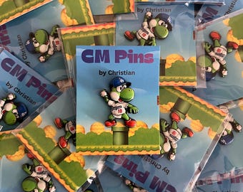 Yoshi Dodger Pin 3D