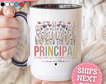 Personalized Principal Mug Custom Principal Coffee Mug Principal Coffee Cup Principal Gifts for Principal Cup Principal Mug Gift